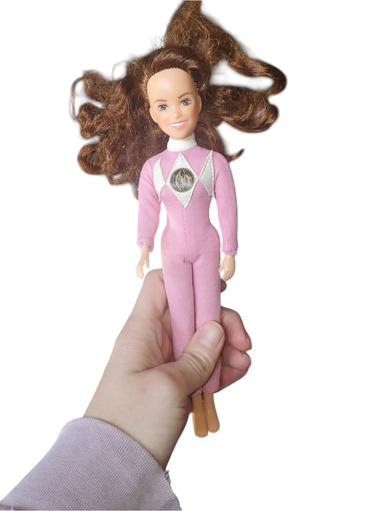 Other - Vintage pink power ranger doll